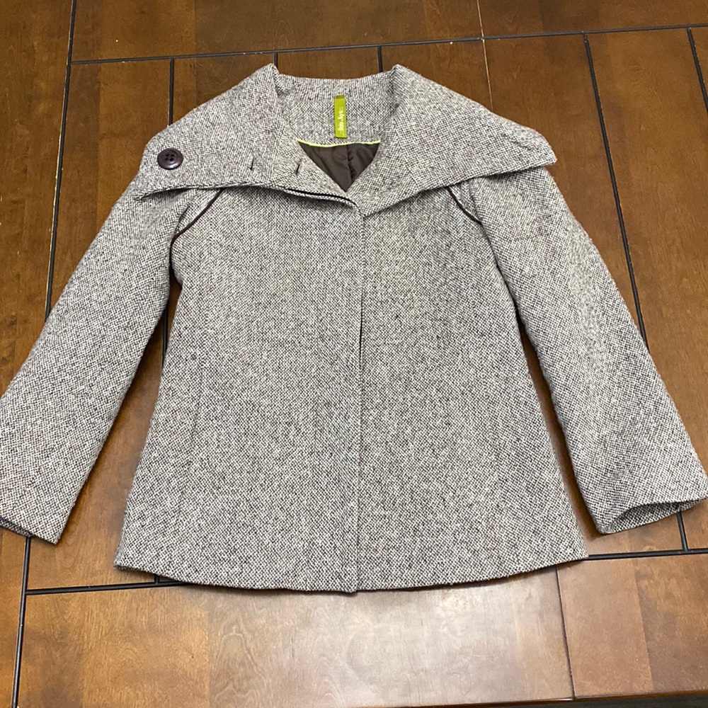 Soia & Kyo wool blend tweed jacket size M